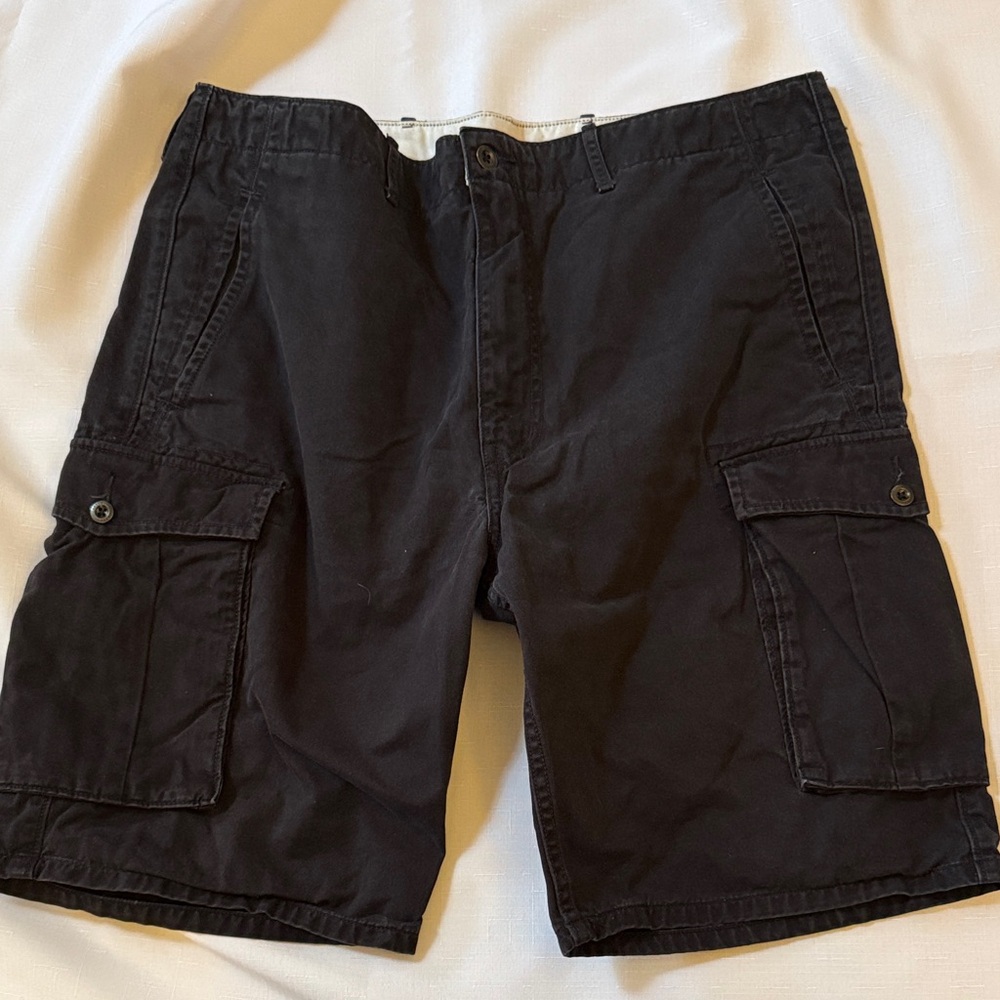 Men's Levi Strauss Black Cargo Shorts